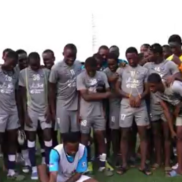 Galatasaray Nigerian Victor Osimhen, Gifts ‘Beyond Limits Football Academy’ Players Footballing Advice And 10 Million Naira