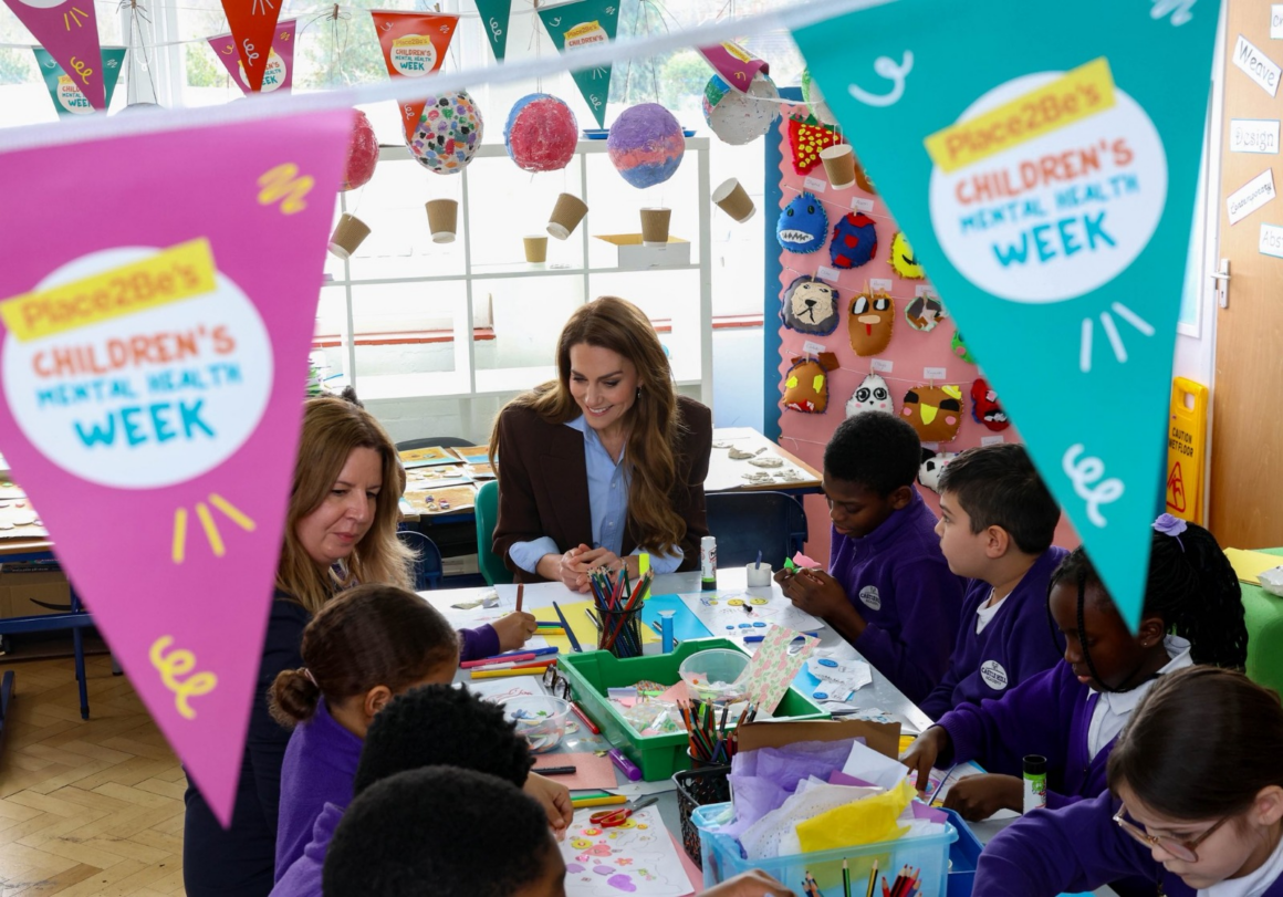 Children’s Mental Health Week: Princess Of Wales At Place2Be Advocate For Children