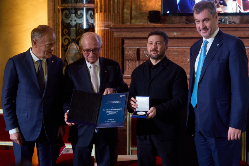 Ukrainians Receive Ewald Von Kleist Award, President Zelenskky Appreciates Partners Support