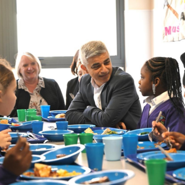Mayor Of London Sadiq Khan, Reveals Over 100 Million Meals Have Been Delivered Since His Announcement Of Free School Meals For Every Child Three Years Ago.