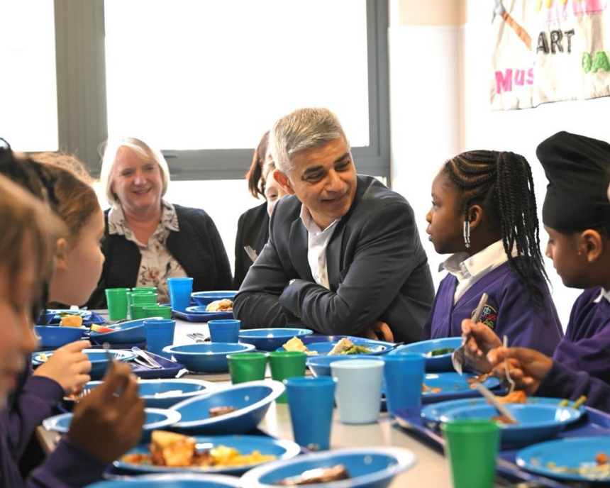 Mayor Of London Sadiq Khan, Reveals Over 100 Million Meals Have Been Delivered Since His Announcement Of Free School Meals For Every Child Three Years Ago.