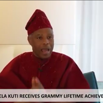 image Femi Kuti Breaks Silence On The Argument Between His Brother Seun And Afrobeat Singer Wizkid, After Late Father Fela, Receives Lifetime Achievement Grammy Award.