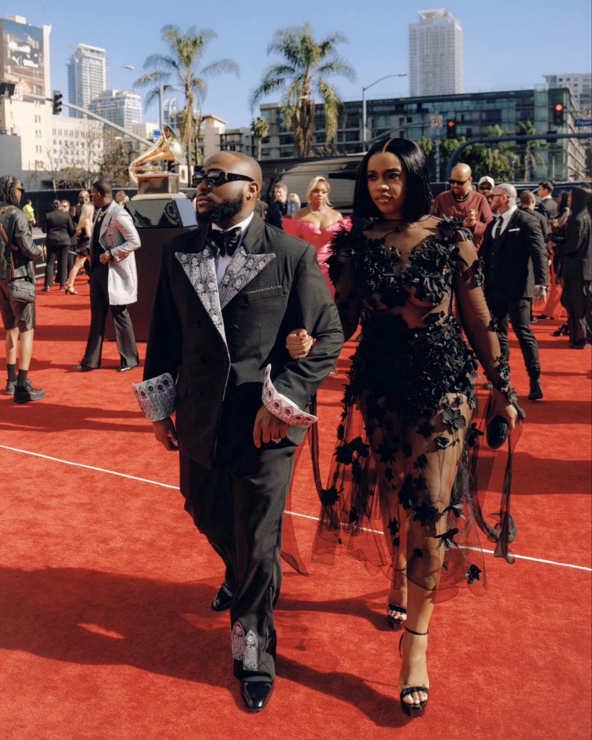 Nigerian Afrobeat Singer Davido, Reveals Wife Told Urges Him To Humbly Accept His Lost After South African Singer Tyla, Edges Him Out To Clinch Grammy Award.