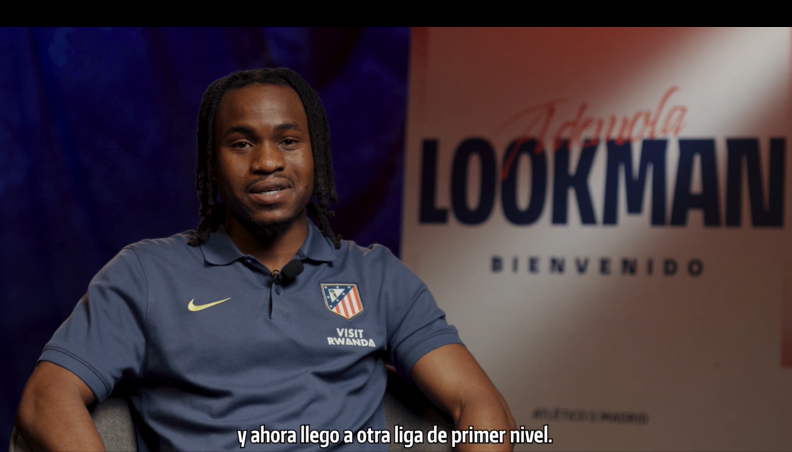 image “I’m very happy to be here; it’s an incredible and huge club.”— Ademola Lookman’s first interview as a Rojiblanco player. “