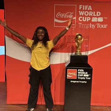 Coca-Cola Sponsor Ghanaian Influencers To World Cup Trophy In Abidjan