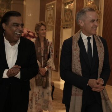 Prime Minister Mark Carney Discloses Strategic Meeting With Indian Businessman Mukesh Ambani, In Mumbai Will Bring About Economic Stability For Both Nations.
