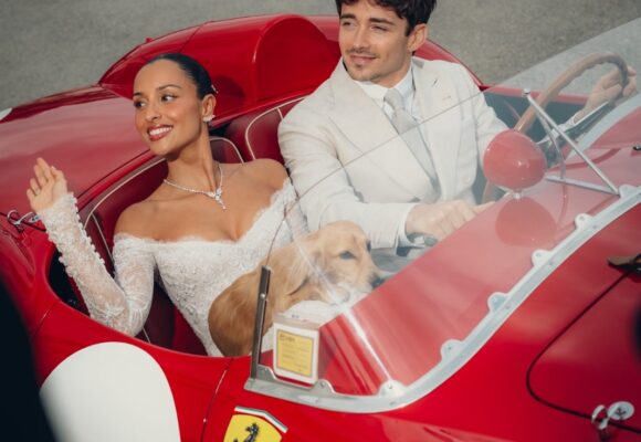 F1 Star Charles Leclerc Marries Longtime Girlfriend And Model Alexandra Saint Mleux In Monaco