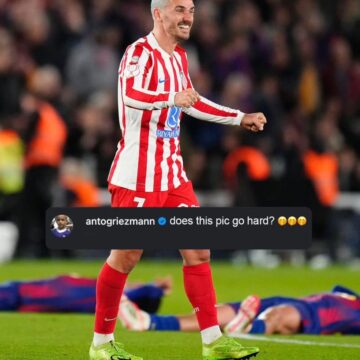Antoine Griezmann Takes A Diss At FC Barcelona After Atletico Madrid Beat FC Barcelona 4-3 On Aggregate To Qualify For Copa Del Rey Final.