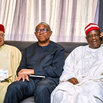 2023 Presidential Hopeful Peter Obi Joins Political Leaders to Celebrates Former Nigerian President Obasanjo At 89, Describes Him As An Exceptional Leader Whose Voice Continues To Resonate