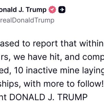 “More To Follow”—Trump Vows In The Ongoing War Against Iran, Pleased Over Effort Made So Far.
