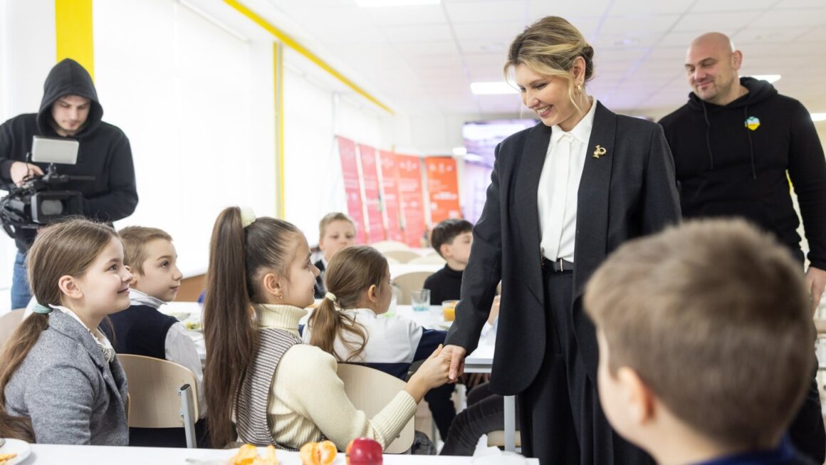 First Lady Of Ukraine, Olena Zelenska On International School Meals Day Reveal, 2 Million Schoolchildren Receive Free And Nutritious Lunches Despite Russia Invasion.