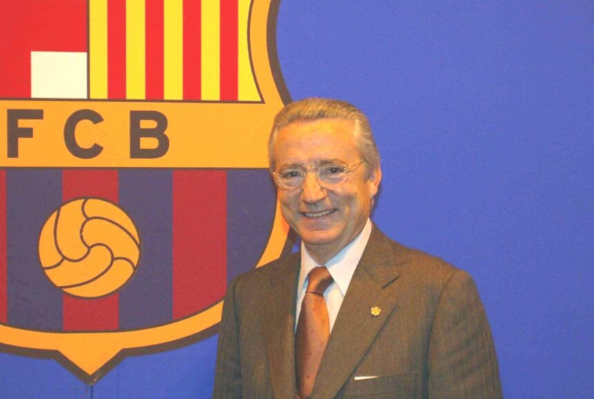 FC Barcelona Announce The Death Of Its Former President Enric Reyna.