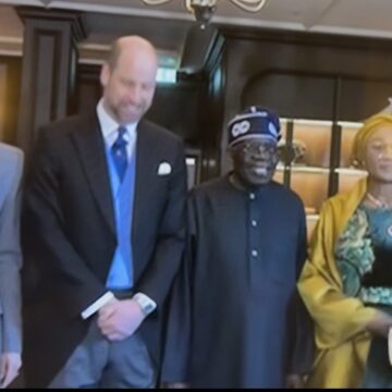 Prince William And Princess Catherine Meet And Greet The Nigerian Leader, President Bola Tinubu And First Lady Oluremi Tinubu At Fairmont Hotel Before The Short Ride To Windsor Castle