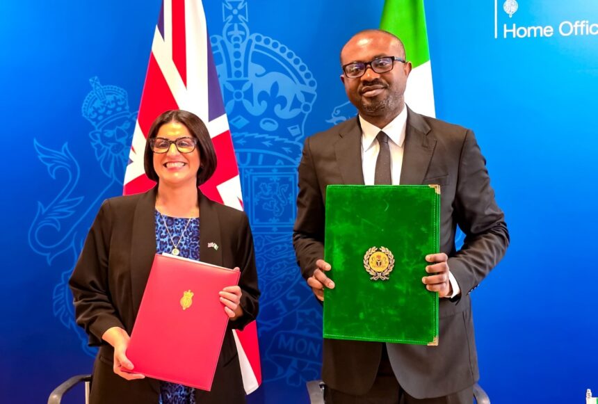 Nigeria And UK Signs Three Major MoUs Covering Migration Partnership, Organised Immigration Crime & Border Security.