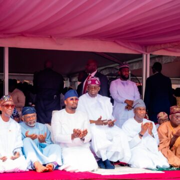 President Bola Tinubu Wishes Muslim Faithful Eid Mubarak, Prays For Stability, Peace, And Security.