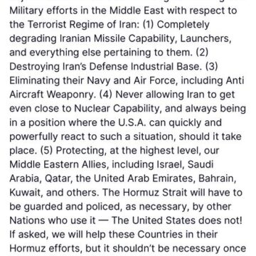 U.S To Wind Down Military Efforts In The Middle East, As It Gets Closer To Objectives.