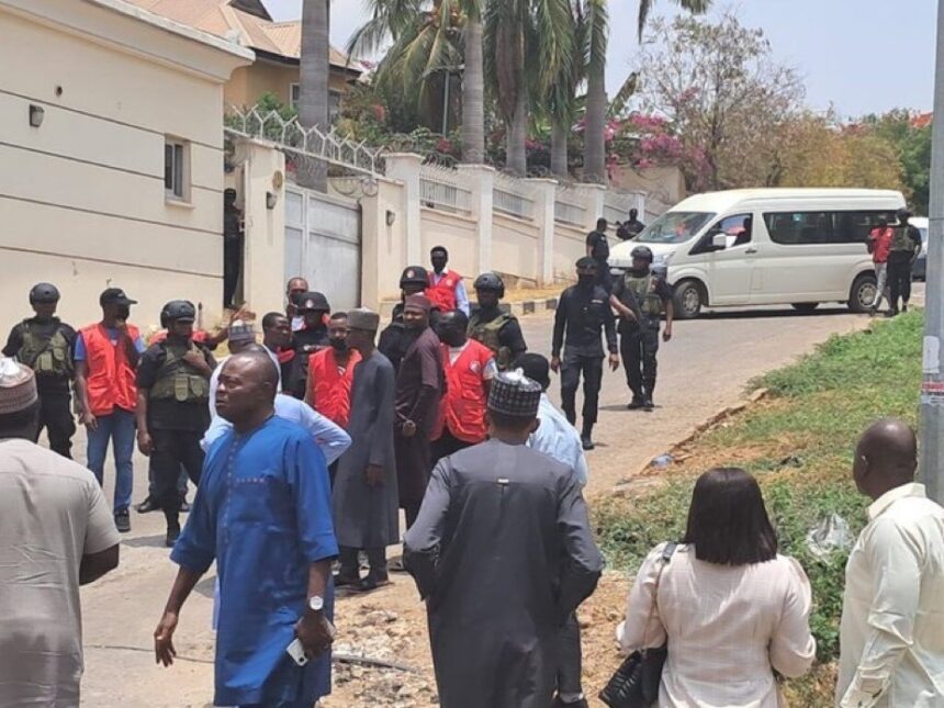 EFCC Moves To Take Over Malami Abuja’s Residence After Atiku’s Solidarity Visit, The Former AGF Calls It ‘Political Intimidation.’