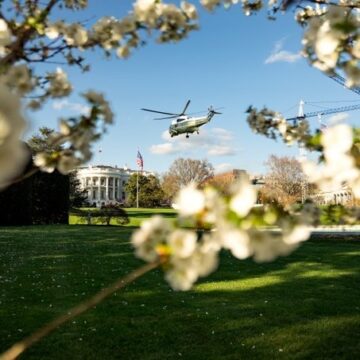 Photocard: ‘Spring Backdrop’—The White House