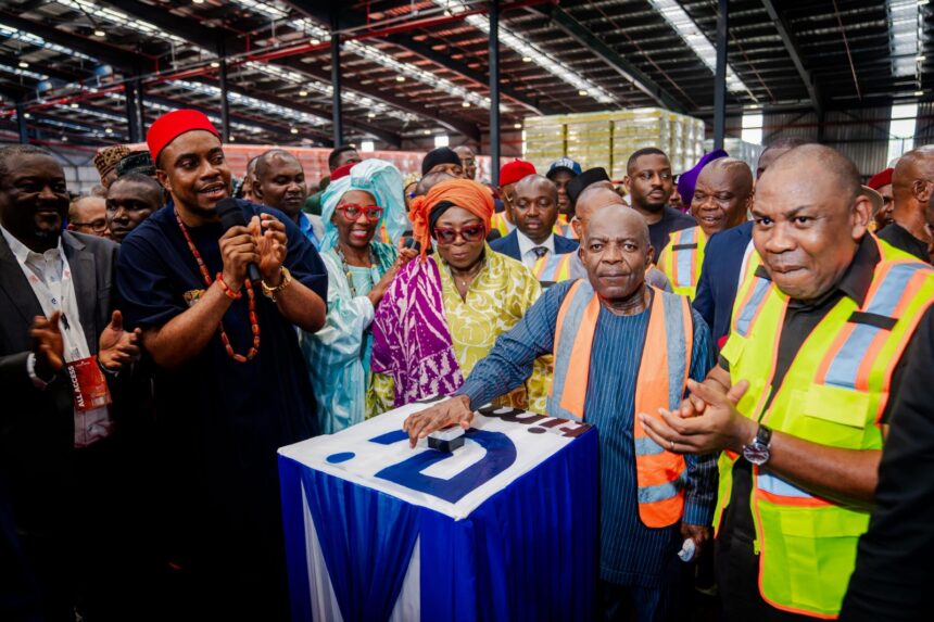 “Abia Is Rising, Abia Is Ready, Abia Is Open For Business,”—Governor Alex Otti Declares As He Commissions Multimillion-Dollar Production Facility In Aba.