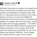 “Birthright Citizenship Is About The Babies Of Slave”—President Donald Trump