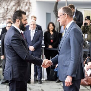 Photo News: German Chancellor Friedrich Merz And Syrian Leader Ahmed Al-Sharaa, To Collaborate On Building Economic Growth