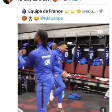 WhatsApp Image 2026-03-31 at 9.00.01 AM “Okay, ! 💦”— NBA Response To French Footballer Kylian Mbappé After Dunking, Requesting For A 10-Day Contract