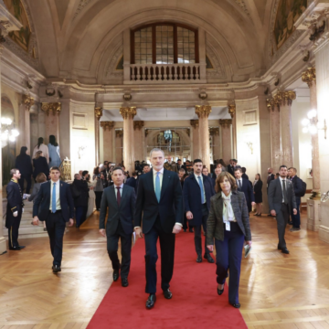 Spanish King Upon His Arrival At The Assembly Of Portugal To Attend The Inauguration Ceremony Of The President-Elect Of The Portuguese Republic, António José Seguro.