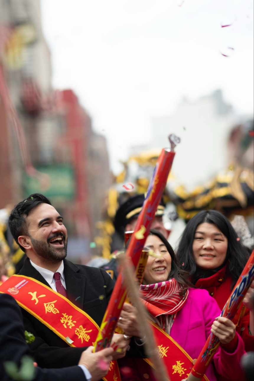 image New York Mayor Mamdani Posted Scenes From The 28th Annual Lunar New Year Parade And Festival, Celebrating The Year Of The Fire Horse. Beautifully Hosted By Better Chinatown USA.