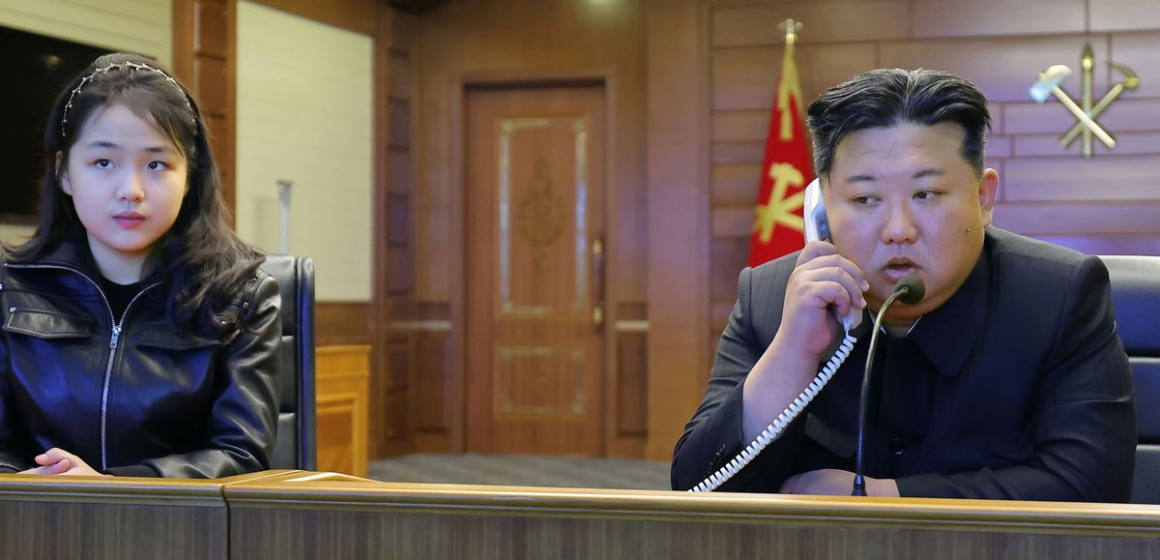 North Korean Leader Kim And His Daughter Try Out New Pistols At Shooting Range