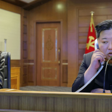 North Korean Leader Kim And His Daughter Try Out New Pistols At Shooting Range