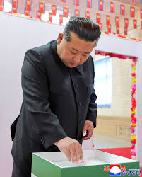 North Korea Holds Elections For The Supreme People’s Assembly, With State Media Showing Kim Jong Un Voting At A Coal Mine While Promoting The Coal Industry’s Role In Economic Plans
