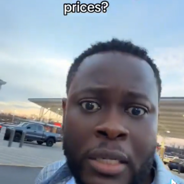 Man Reacts To Gas Price Hike In America