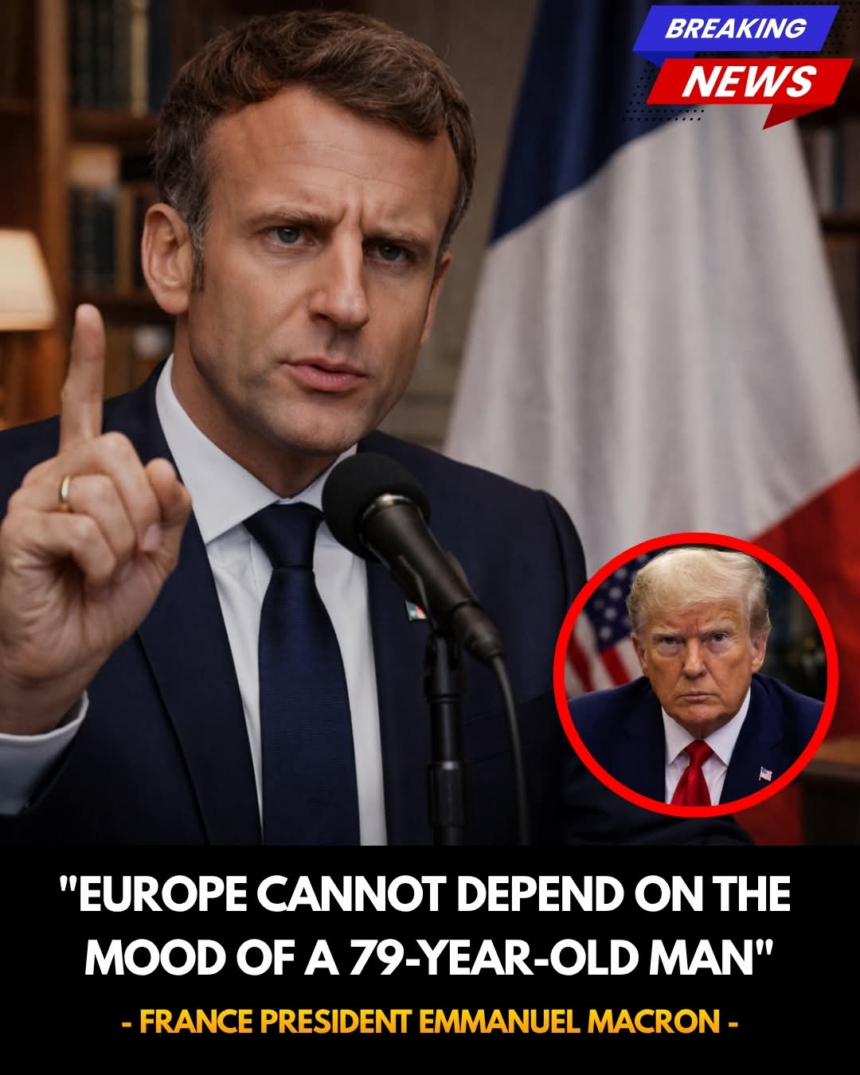 Emmanuel Macron has delivered a pointed message about Europe’s future, emphasizing the need for greater independence in decision-making.
