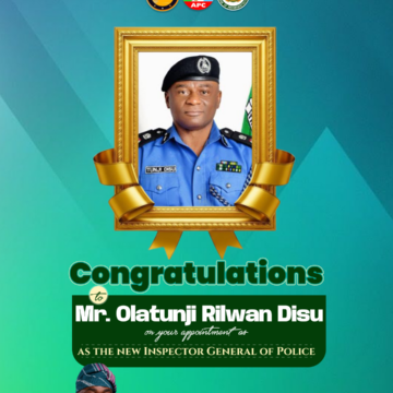 FOR IMMEDIATE RELEASE – Hon. (Prince) Akiolu Congratulates New Inspector General of Police, Olatunji Rilwan Disu