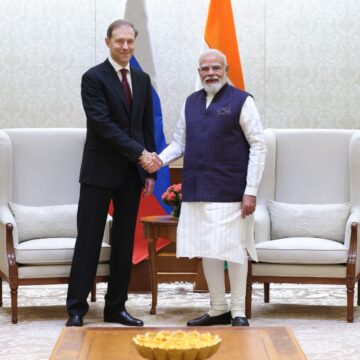 India Discussed Beneficial Cooperation In Trade, Fertilizers, Connectivity And People-To-People Tie With Russia As P.M Modi Meets First Deputy PM Denis Manturov.