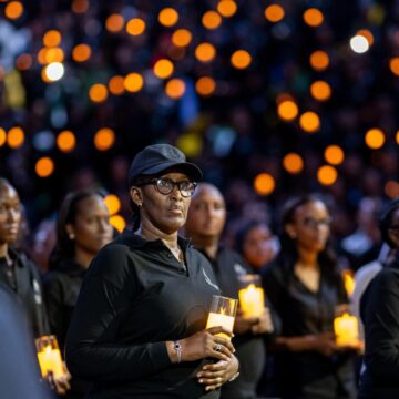 WhatsApp Image 2026-04-08 at 12.19.44 PM Photo News: Rwanda President Kagame and First Lady join thousands of youths for the annual Walk to Remember and Night Vigil as part of the Kwibuka32 remembrance activities, to uphold the memory of the victims of the 1994 Genocide against the Tutsi.
