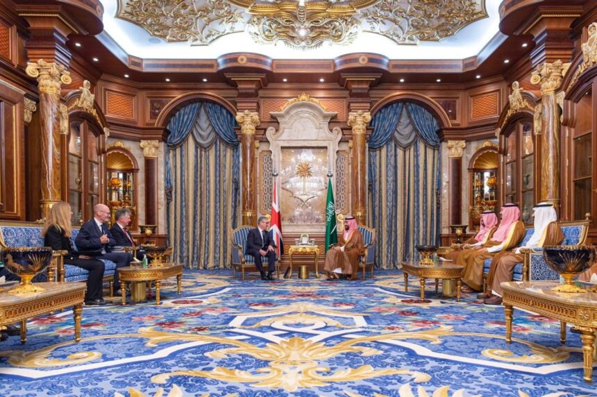 Photo News: HRH The Crown Prince Meets With UK Prime Minister Keir Starmer