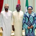 Photo News Story: President Bola Ahmed Tinubu Receives Former Oyo State First Lady And Ambassador Designate To Austria, Florence Ajimobi And Son Idris At His Lagos Residence.