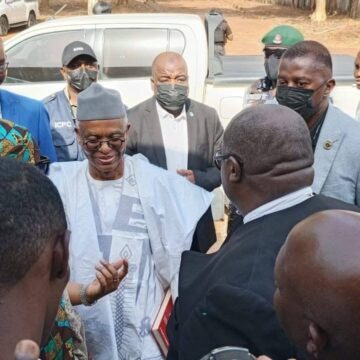 WhatsApp Image 2026-04-13 at 1.27.27 PM Former Kaduna State Governor Mallam Nasir El-Rufai Arrives Court For Arraignment Over ICPC Fraud Allegation