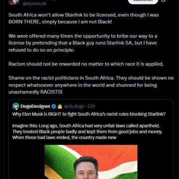 WhatsApp Image 2026-04-13 at 10.28.48 AM Tech Billionaire Elon Musk Accuses South Africa Of Racism, Claims The Country Denies Starlink From Operating Because He’s White.