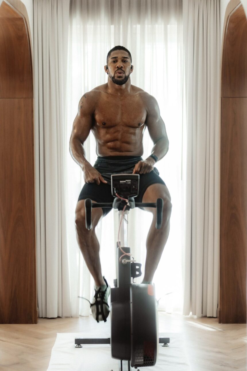Former World Heavyweight Boxing Champion Anthony Joshua Trains Ahead Of July Comeback After December Tragic Loss