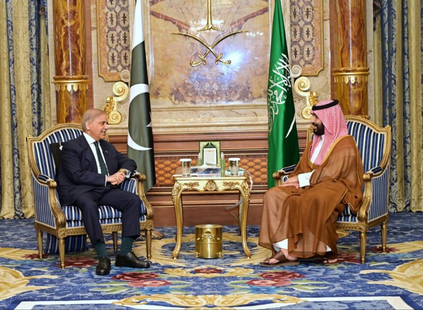 P.M Shehbaz Sharif Meets with Saudi Arabia Crown Prince, Discusses Pakistan’s Peace Efforts In Facilitating The U.S.–Iran Ceasefire.