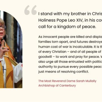 Archbishop Of Canterbury The Most Revd Dame Sarah Mullally Breaks Silence Over Trump Criticism Of Vatican Throws Support For Pope Leo XIV