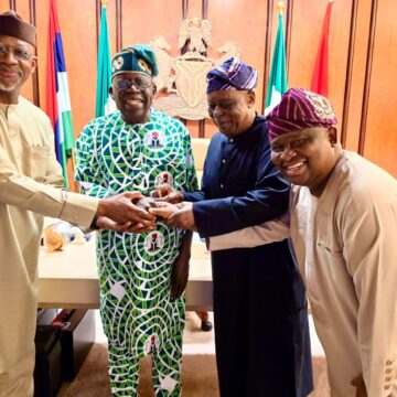 Governor Dapo Abiodun Presents APC Consensus Gubernatorial Candidate In Ogun State To President Tinubu