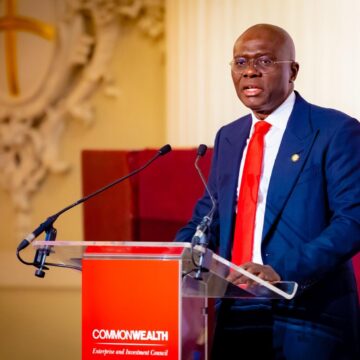 Governor Sanwo-Olu Announces Lagos To Invest In Partnership With The Commonwealth Enterprise And Investment Council At London Summit.