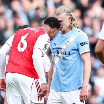 Post-Match Interview: Manchester City Erling Haaland Speaks On Gabriel Magalhães From Getting Red In A Key Fixture, After A Head Boot Controversy In A 2-1 Match Against Arsenal
