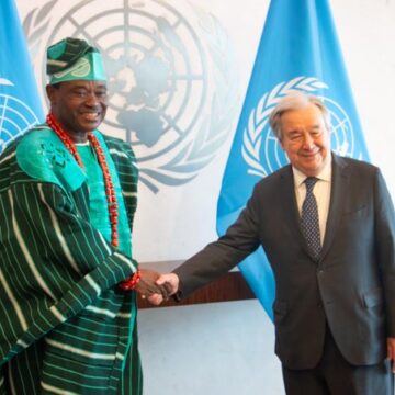 Photo News: Dr. Jimoh Ibrahim, CFR Resumes UN As Nigeria’s Permanent Representative