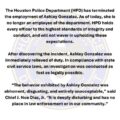 Houston Police Deportment Dismisses Its Officer, Ashley Gonzales Over Viral Racist Social Media Rant.