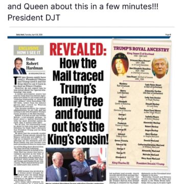 WhatsApp Image 2026-04-28 at 2.50.44 PM President Trump Responds To Trace Of His Family Tree To The UK Royal Family.