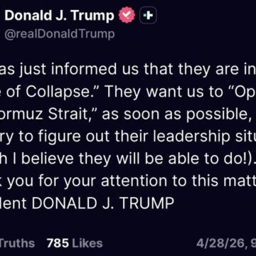 WhatsApp Image 2026-04-28 at 3.10.46 PM Trump Says Iran Expresses Urgency To The White House Open The Strait Of Hormuz